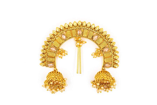 Traditional Indian Wedding Hair Accessories - Elegant Bridal Jewelry for Special Occasions
