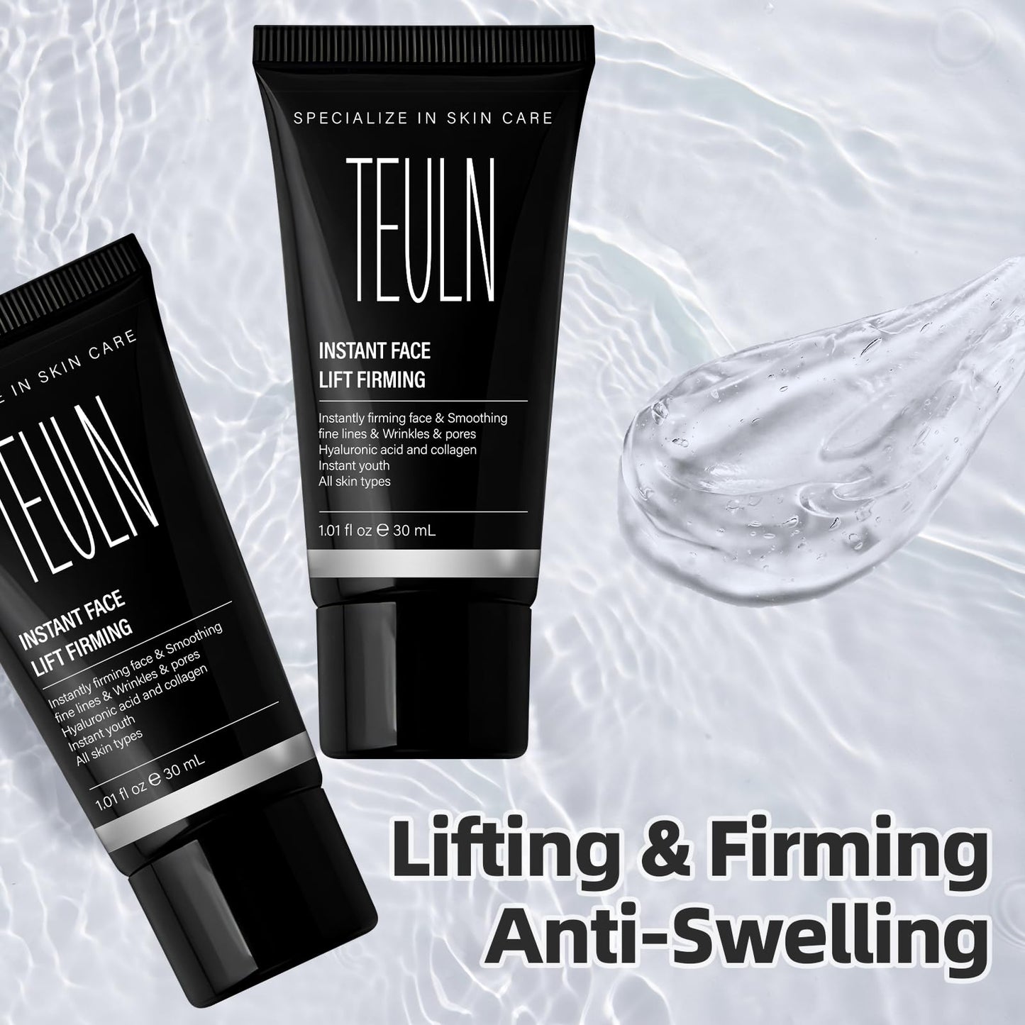 TEULN Instant Face Lift Cream,Instant Face Tightener, Smoothing Fine Lines, Wrinkles and Pores,face Tightening and Lifting，Rapidly Improves the Look of Aged Skin