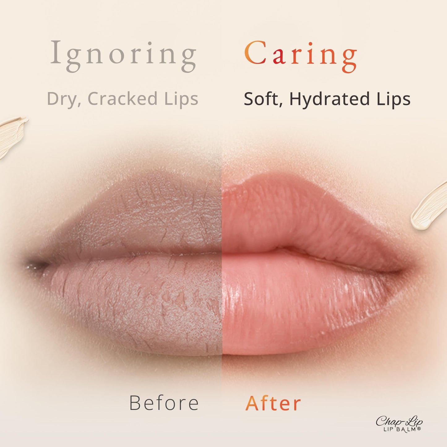 CHAP-LIP Original Lip Balm Hydrating Bulk Chap Stick with Fruit Flavors, Coconut Oil, and Cocoa Butter -Dermatologist Tested Lip Therapy Pack for Men and Women - Made in the USA, 60 Pack