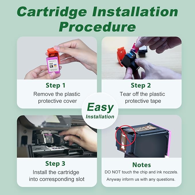 555xl Ink Cartridge Combo Pack Remanufactured Ink Cartridge Replacement for HP Ink 555 HP 555 Ink for Envy Photo 7855 7858 7100 7155 7120 6252 7800 7158 Tango Series Printer