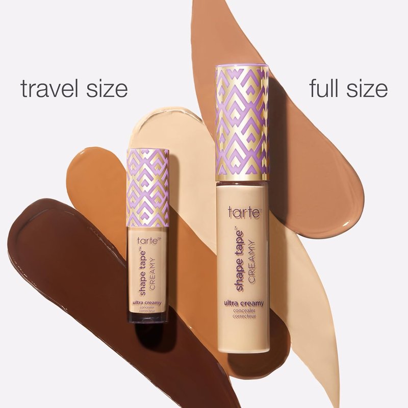 Tarte Shape Tape Creamy Concealer - Full Coverage Hydrating Makeup | 24HR Matte Finish for Redness & Fine Lines