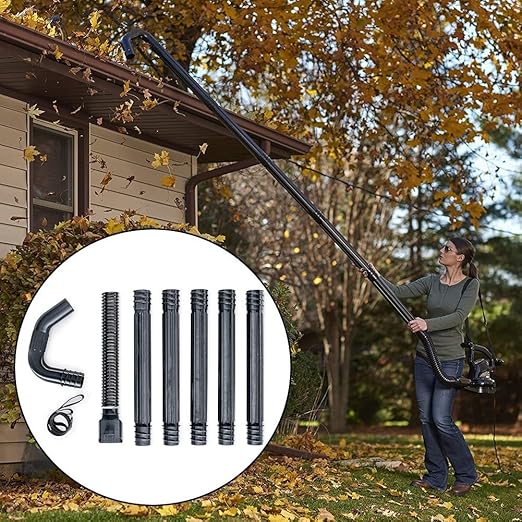 Effortless Roof Gutter Cleaning Tool - 51667 Systems Multiple Attachments Ground Use Safety