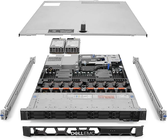 Dell PowerEdge R640 Server 2.30Ghz 24-Core 128GB RAM + 16TB NVMe SSDs + Rails (Renewed)