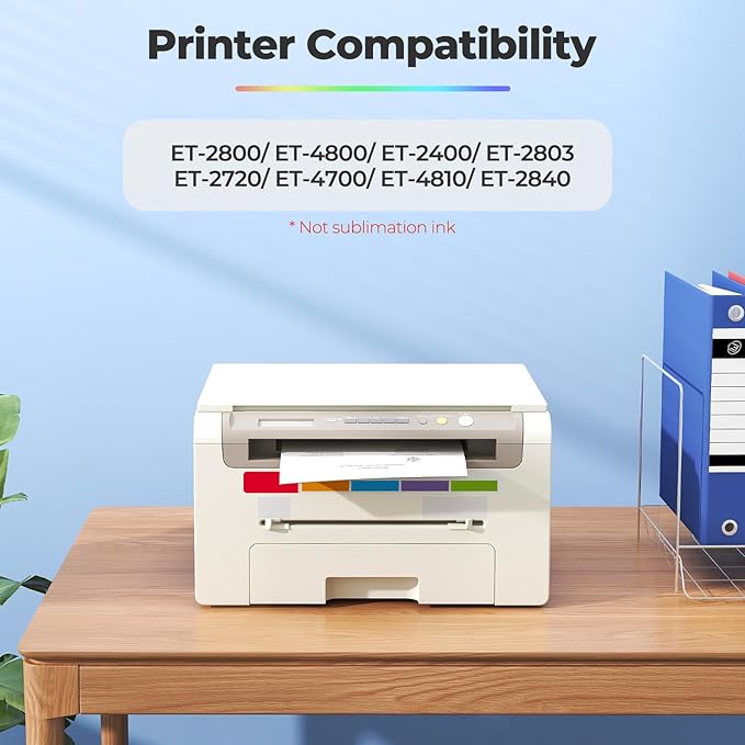 Compatible for EPT522 Ink Refill Bottles ET-2800 ET-4800 ET-2400 ET-2803 Ink Refill Compatible for EPT522 Refill ET-2840 ET-4700 ET 2800 ET 4800 ET 2400 ET 2803 ET-4810 ET-2720 Printer (Not Subli Ink)