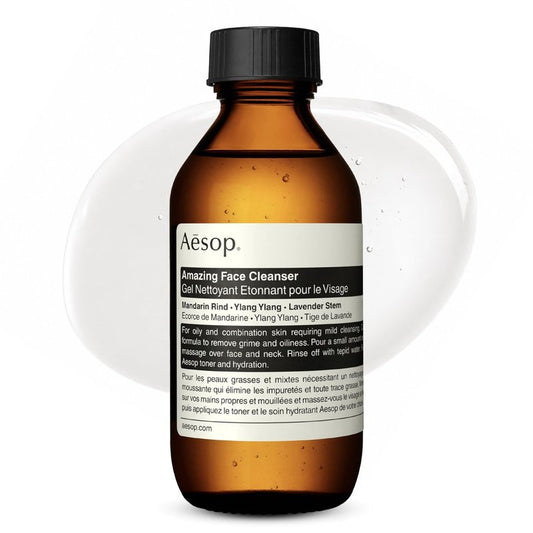 Aesop Amazing Face Cleanser | Non-Drying Daily Cleanser to Remove Grime and Oils | Cleanse and Refresh The Skin Without Disturbing Its Natural Balance | Travel Size | 3.3 oz / 100 mL