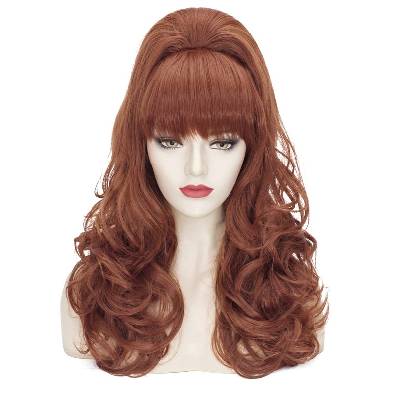 Wiggy Mermaid 70CM Long Light Blonde Wig for Women Blonde Wavy Curly Elf Wigs Princess Queen Wig for Halloween Costume Cosplay Movie Roleplay Party
