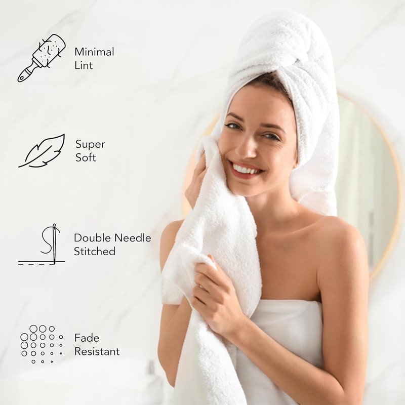 Ultra Soft Wash Cloths Set - 100% Ring Spun Cotton, Quick Dry & Highly Absorbent | 12 Piece, 13x13 Inches, Burnt Caramel