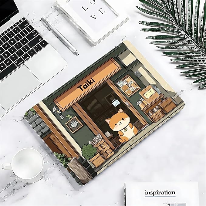 COTAIL Compatible with MacBook Air 13.3 13.6 Inch Case 2022 2021 2020 2019 Plastic Hard Shell Case Cover,13.3 Air (A1932/A2179/A2337), A Cute Shiba
