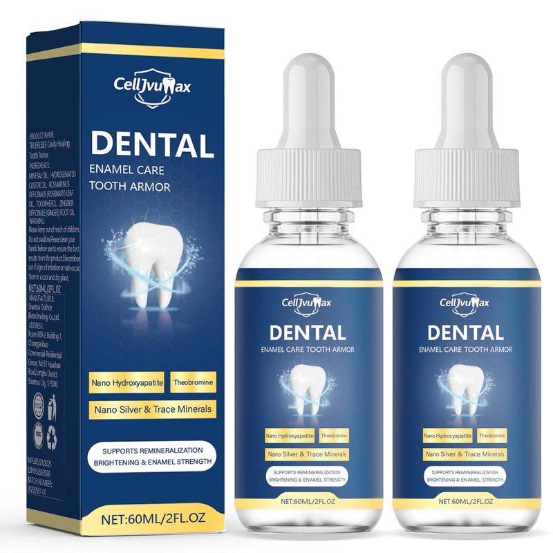 Cavity Healing Tooth Armor, Enamel Repair Liquid for Teeth Strengthening & Gum Care, Advanced Remineralization Treatment for Daily Dental Maintenance (2)