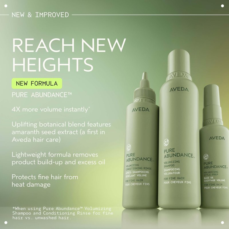 Aveda Pure Abundance Volumizing Shampoo | Shampoo For Fine Hair | Removes Product Build-Up And Excess Oil | Vegan | Liter Size | 33.8 Fl Oz
