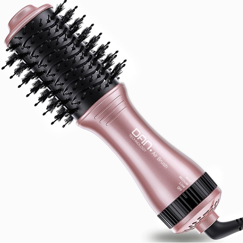DAN Technology one Step HairDryer and volumizer,Small Hairbrush drye,2 inch Lightweight Electric Brush Hair, Small Brush Hair dryers for Women…