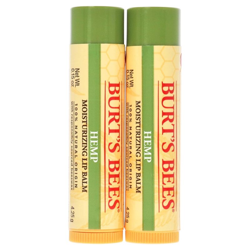 Burt's Bees Hemp Lip Balm - Nourishing Moisturizer for Soft Lips | 2 oz Unisex