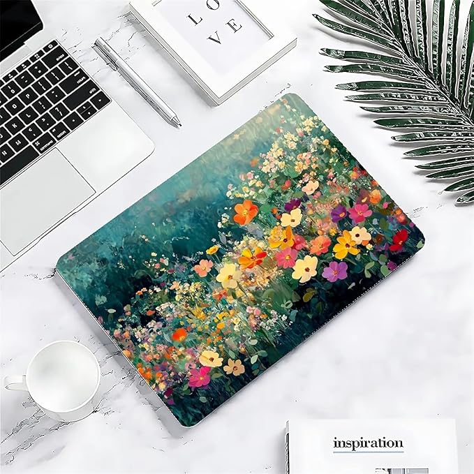 COTAIL Compatible with MacBook Air 13.3 13.6 Inch Case 2022 2021 2020 2019 Plastic Hard Shell Case Cover,13.3 Pro(A1706/A1708/A1989/A2159/A2289/A2338), Spring Flowers