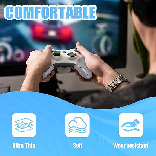 Yorwe Rubber Grip Tape, Ultra-Thin Strong Adhesive Anti-Slip Waterproof Heat Resistant Wear-Resistant Cushion Pad, Making Handles or Contact Surfaces Safer, with Grip and Comfort (Gray, 4In x 10Ft)