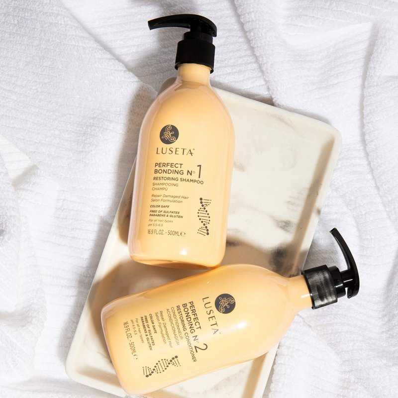 Perfect Bonding Restoring Shampoo & Conditioner Set - Bond Strengthening, Color Longevity | 2x33.8 oz, Sulfate & Paraben Free