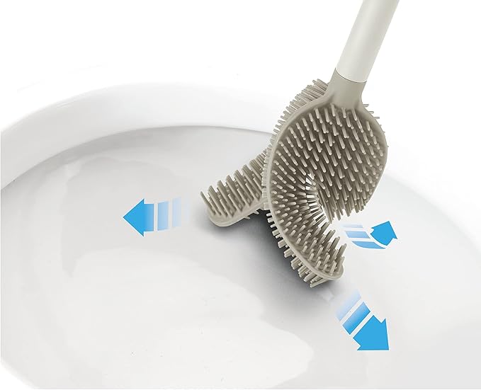 Joseph Joseph Flex 360 Advanced Toilet Brush with Matte Finish