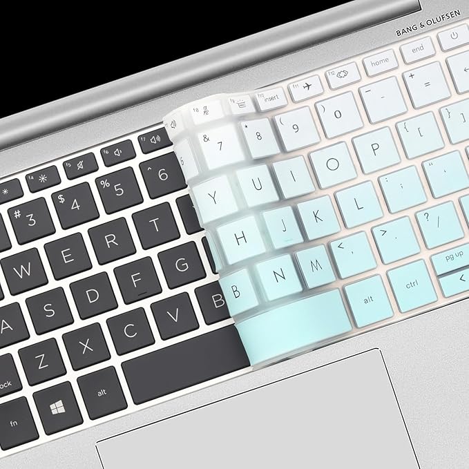 Keyboard Cover for HP EliteBook 830 835 840 845 1040 G9 G10 13.3 14 inch Laptop Accessories Keyboard Protective Skin (Not fit 840 845 1040 G8 G7 G6 G5 G4 G3)-OmbreMint