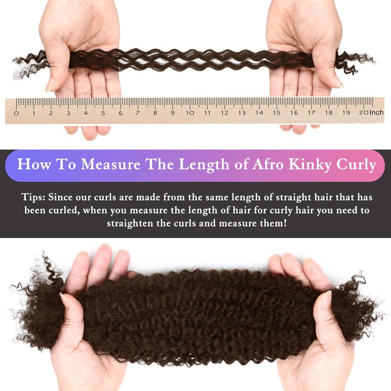 Afro Kinkys Bulk Human Hair for Dreadlocks Extensions Repair Locs, Twist Braiding Afro Kinky Human Hair for Locs Natural Black Color 18 inches 1 Pack 30 Gram（1B/18inch/30g）