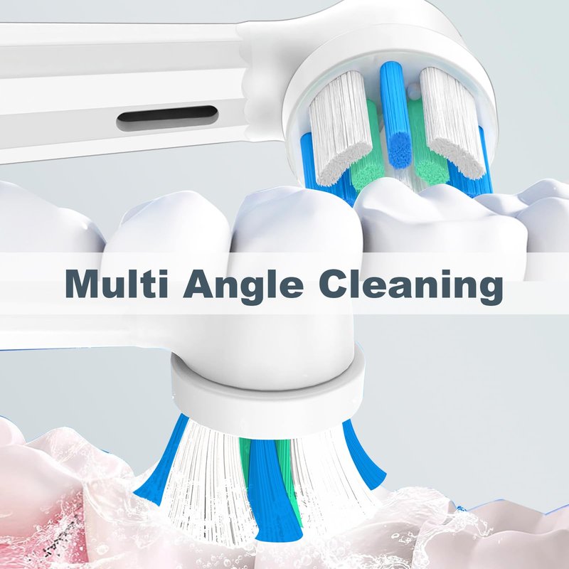 12 Pcs IO Replacement Heads Compatible with Oral B IO 2/3/4/5/6/7/8/9/10/Deep Clean Series Electric Toothbrushes, Medium Softness Brush Heads Compatible with Oral B iO (White)