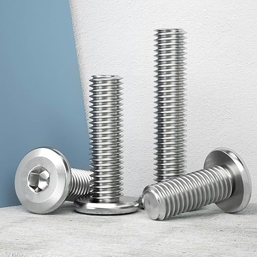1/4-20 x 3 (10 Pack) Flat Head Hex Socket Cap Screws Bolts, 304 Stainless Steel 18-8, Hex Drive, Bright Finish, Fully Machine Thread