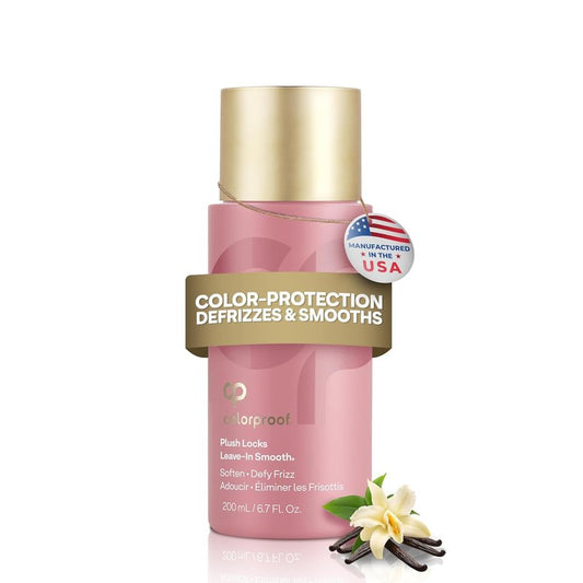 Plush Locks Leave-In Smoothing Lotion - Anti-Frizz Formula with Vanilla Scent | 6.7 fl oz, Vegan & Sulfate-Free