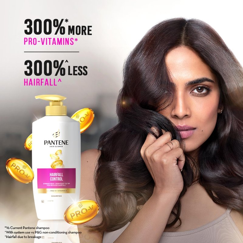 Pantene Advanced Hair Fall Solution Hair Fall Control Shampoo, 650 ml