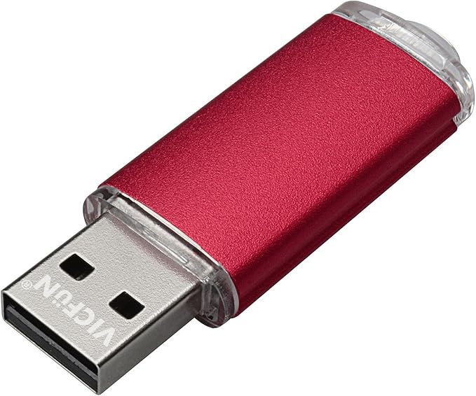 VICFUN 10pcs 8GB USB Flash Drive 8G USB 2.0 USB Drive Thumb Stick, Red