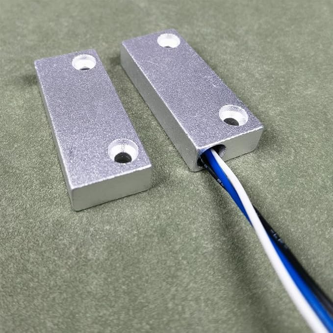 Gebildet Rolling Door Contact Magnetic Reed Switch Alarm with 3 Wires for N.O./N.C. Applications MC-52