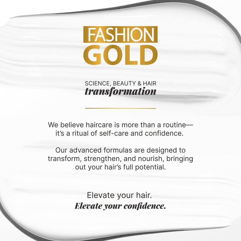 Fashion Gold Keratin Hair Treatment (Up to 3 USES per Bottle), Hair Botox Treatment, At Home Keratin Treatment, Keratina para Alisar el Pelo, Alisado Brasileño, Alisados organicos SIN FORMOL, 150g