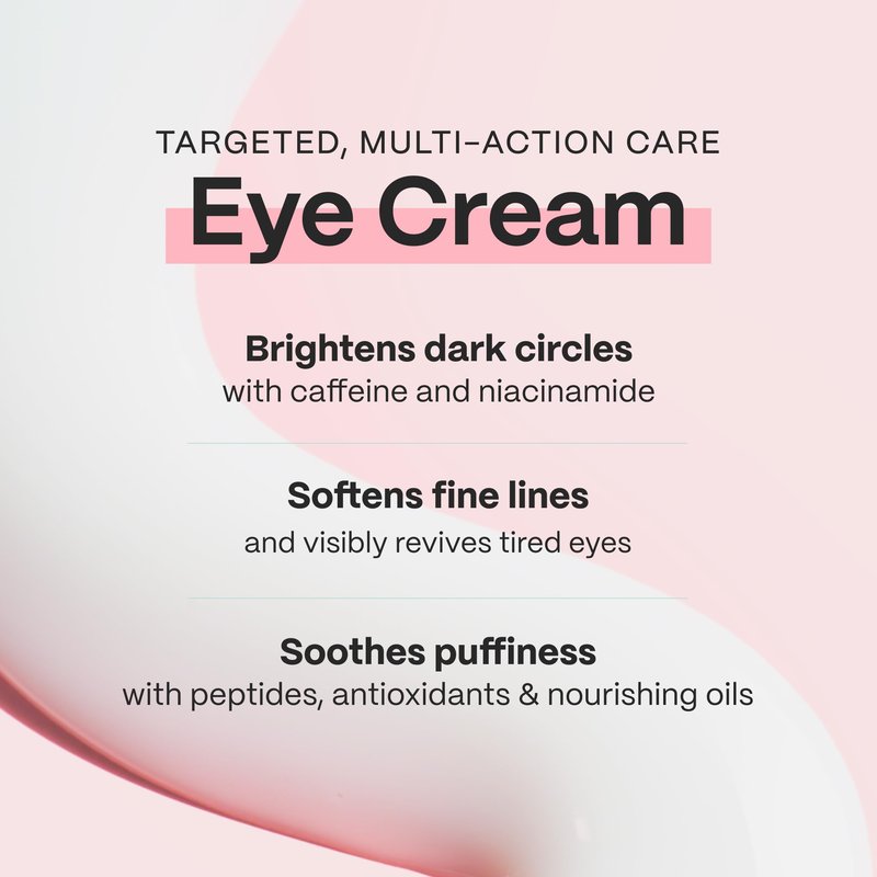 Mad Hippie Eye Cream - Anti-Aging Under Eye Cream for Dark Circles and Puffiness with Niacinamide, with Skin-Brightening Vitamin C, 0.5 Oz