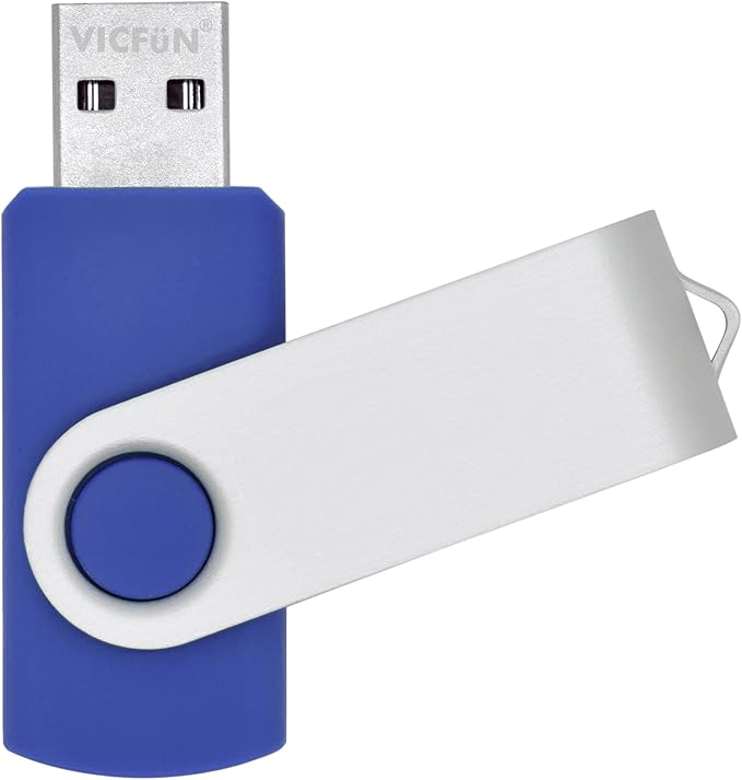 VICFUN 50 Pack 32GB USB Flash Drives Bulk 32GB Flash Drive 50 Pack USB2.0-Blue