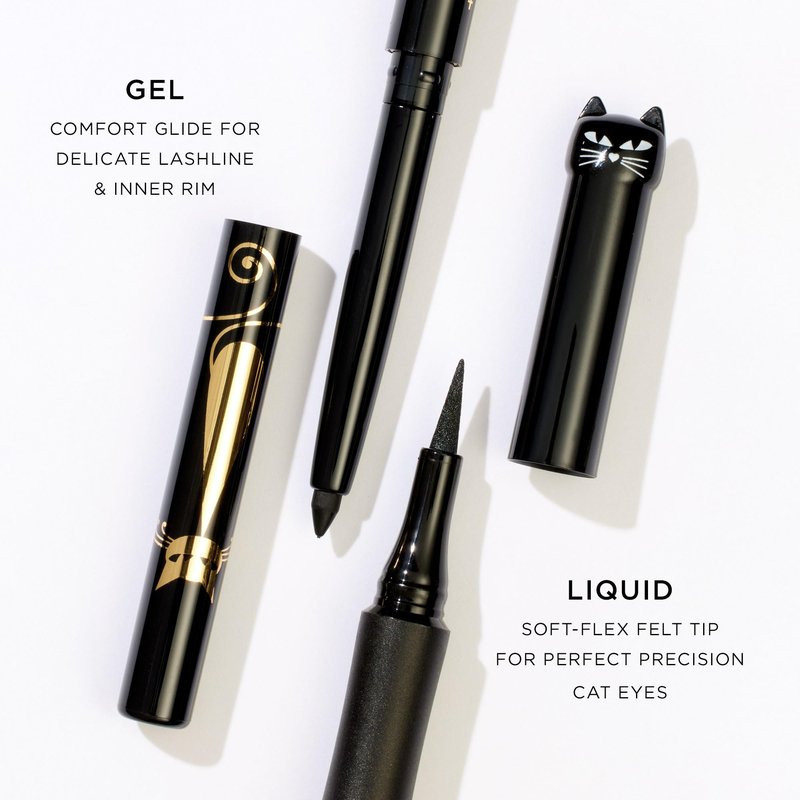 tarte sex kitten liquid liner – Liquid Eyeliner Pen with Castor Oil for Bold, Nourished Lashes, Waterproof, All-Day Wear, Easy to Apply, Vegan & Cruelty-Free, full size, black