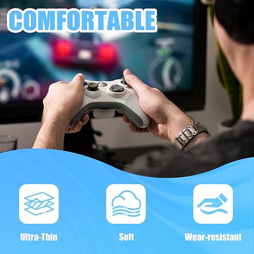 Yorwe Rubber Grip Tape, Ultra-Thin Strong Adhesive Anti-Slip Waterproof Heat Resistant Wear-Resistant Cushion Pad, Making Handles or Contact Surfaces Safer, with Grip and Comfort (Clear, 2In x 10Ft)