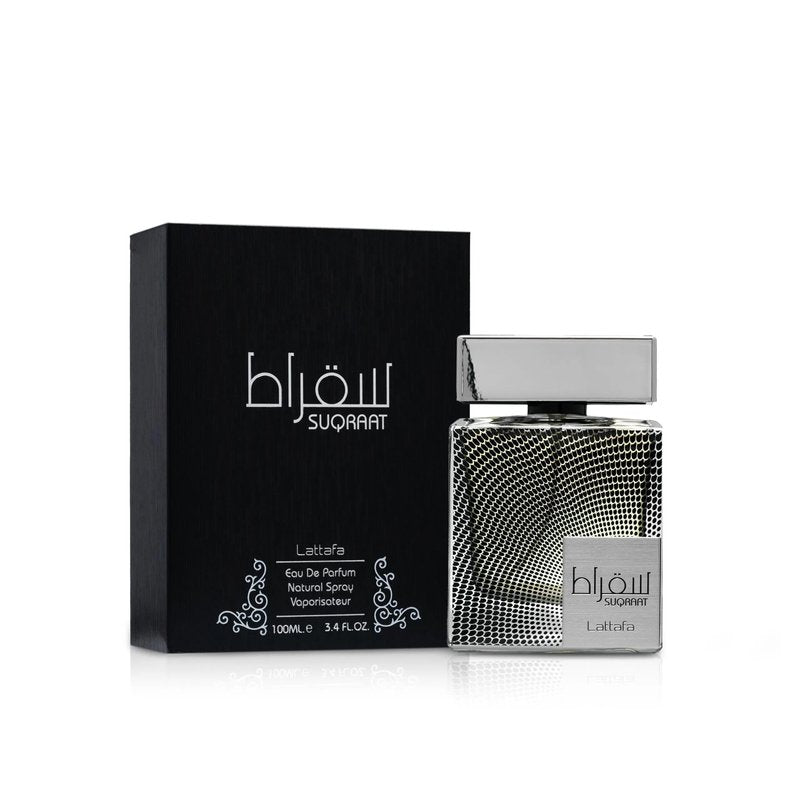 Lattafa Perfumes Suqraat for Men Eau de Parfum Spray, 3.4 Ounce