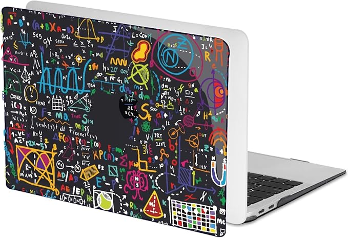 LCMOCICO Compatible with MacBook Pro 13 inch Case M2 M1 A2338 2022 2021 2020-2016 A2251 A2289 A2159 A1989 A1706, Pattern Plastic Hard Shell Keyboard Cover Screen Film Webcam Cover, Abundant Formula