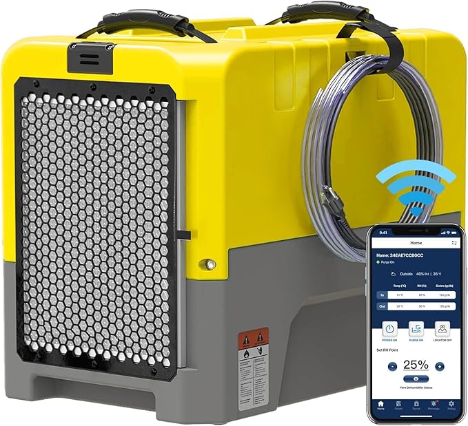 ALORAIR 180PPD LGR Commerical Dehumidifier with Pump, Wi-Fi APP Controls Industrial Dehu, Capacity up to 85 PPD at AHAM, 6 Years Limited Warranty, cETL Listed, for Large Space