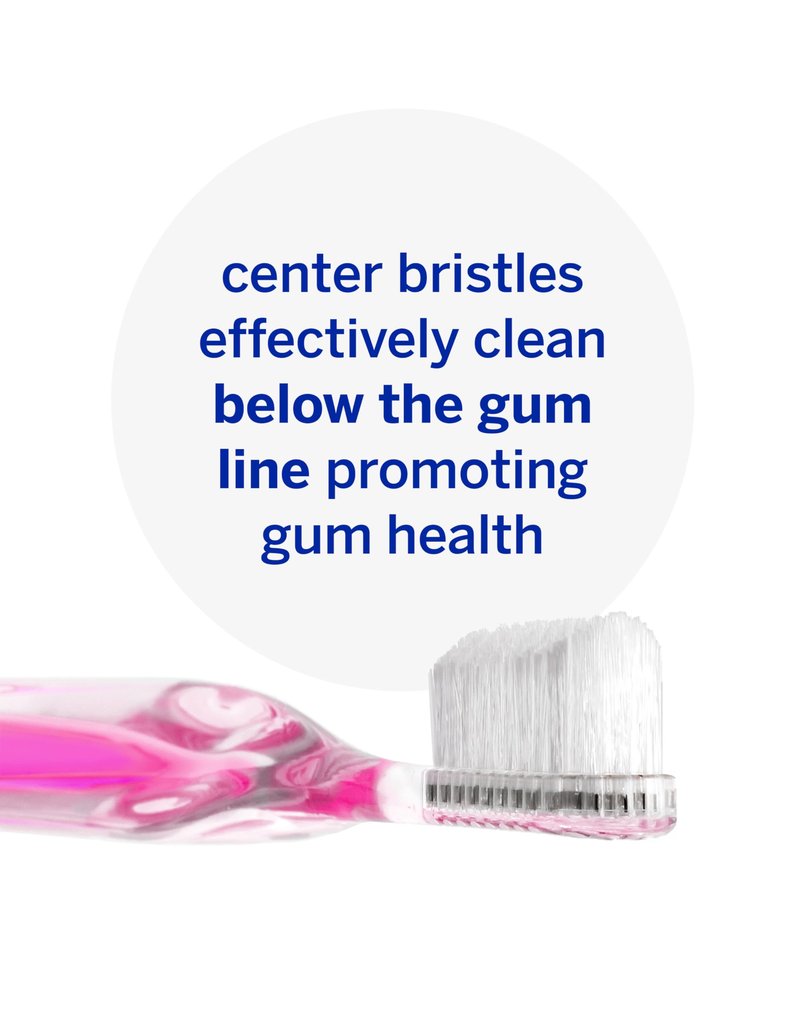 Supersmile Crystal Collection Toothbrush, Pink Diamond, Manual Toothbrush, Patented 45° Angled Soft Bristle Toothbrush with Dupont® Bristles, Ergonomic Handle for Sensitive Teeth, Safe for Veneers