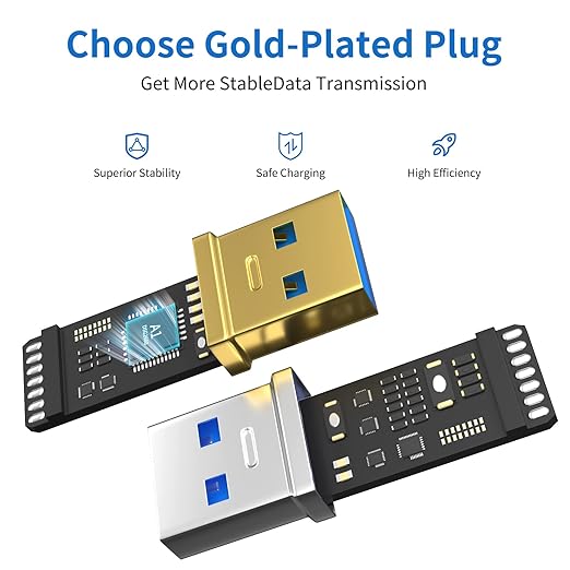 SSS·GRGB USB 3.0 Extension Cable 100FT Type A Male to Female Active Extender Cord with 4 Extension Chipsets Signal Booster and 1 USB-C Charging Port, for Webcam, PlayStation, Printer, Camera