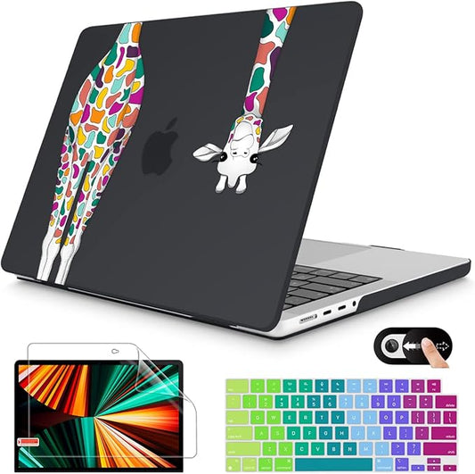 Mektron Case for 2026 M5 MacBook Pro 16 inch A3429 A3428 M4 A3403 A3186 M3 A2991 M2 A2780 M1 A2485 (2021-2025) Pro/Max with Liquid Retina XDR, Hard Shell Plastic Laptop Cover, Black