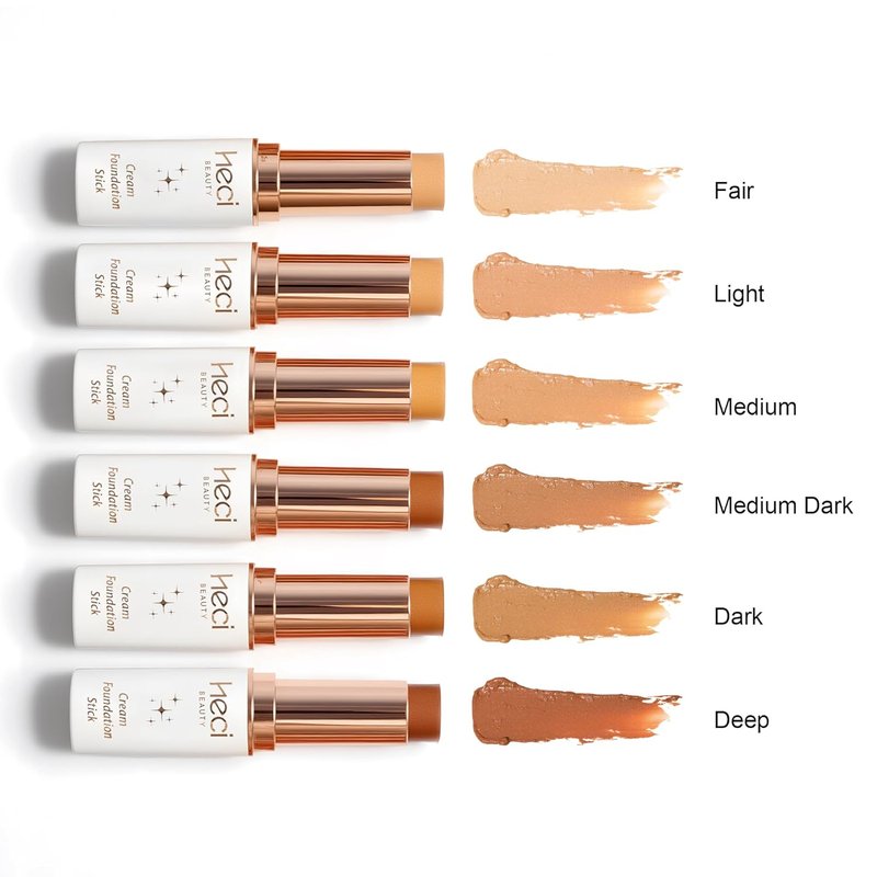 Tinted Foundation Stick - Balm to Cream Formula with Hydrating Ingredients | Medium Dark 04, 0.25 oz