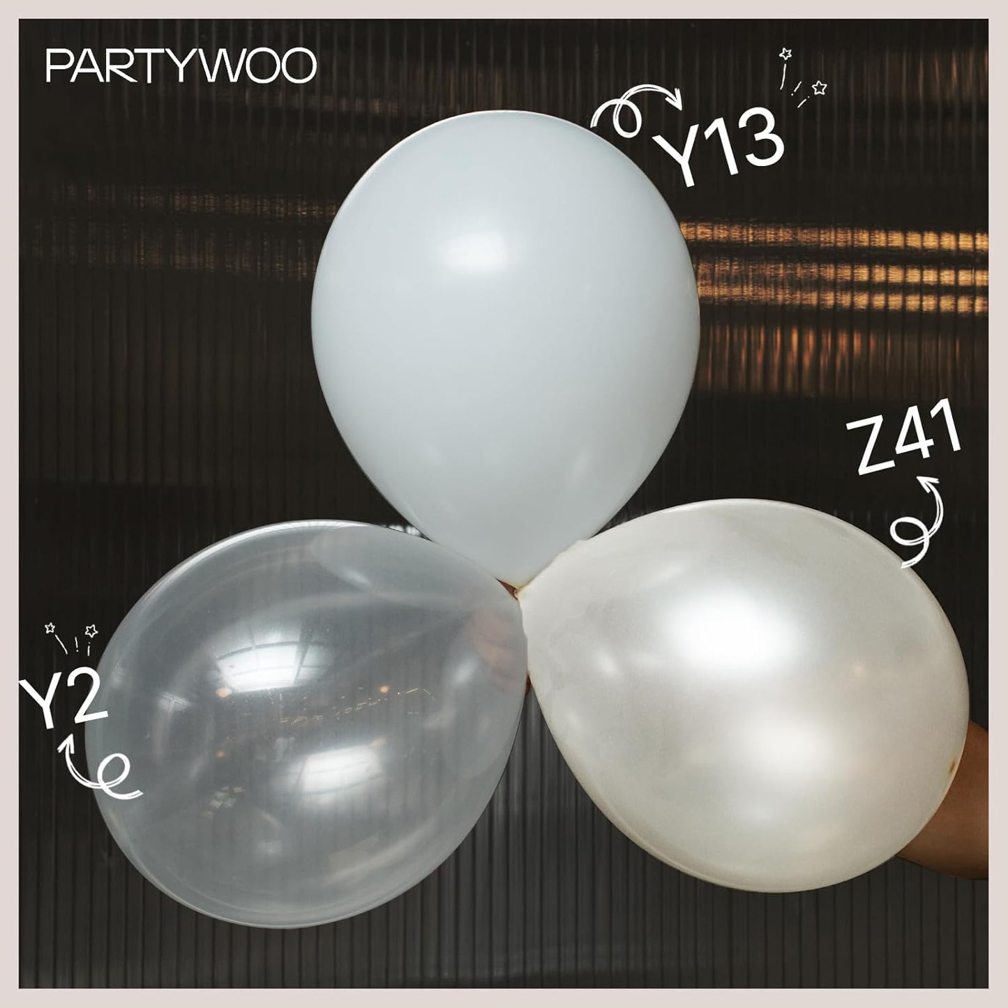 PartyWoo Clear Balloon Arch Kit - 127pcs in Various Sizes for Weddings, Graduations & Celebrations