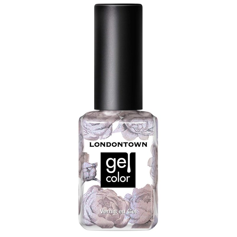 LONDONTOWN UV/LED Gel Nail Polish - Glittery Shimmery Lilac | Long-Lasting, Chip-Resistant 0.4 Fl Oz