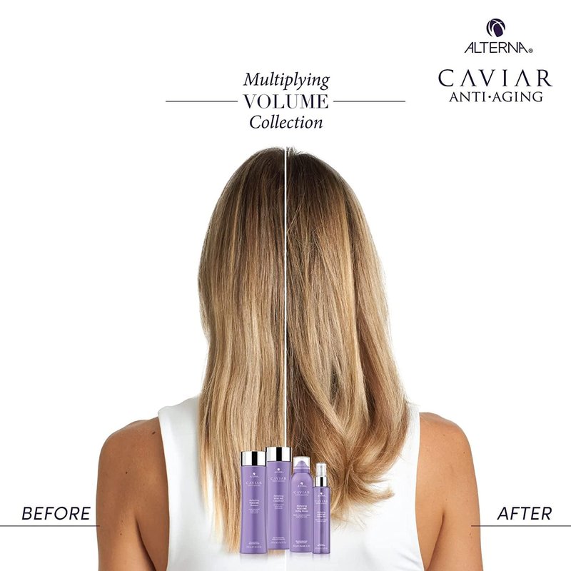 Alterna Caviar Anti-Aging Multiplying Volume Shampoo and Conditioner Set, 8.5-Ounce (2-Pack)