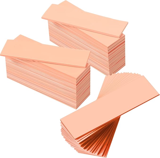 Outus 30 Pieces 2.6 x 0.8 Inch Silicone Thermal Pad Reusable Thermal Conductive Silicone Pad Each Thick for Gpu Heatsink CPU Chip Heat Conduction or LED Heat Conduction (Nude Color)