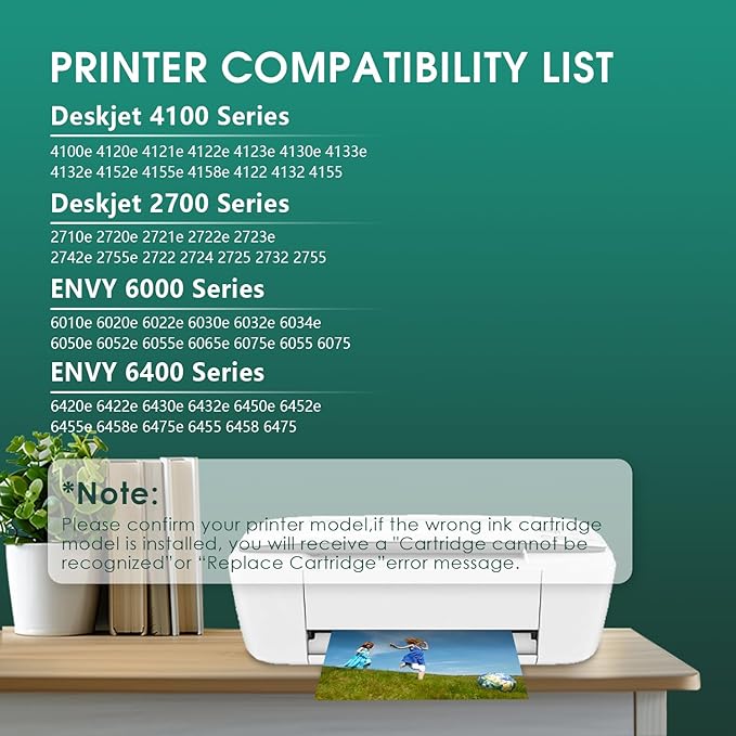 fannster 67XL Ink Cartridges Black Color Combo Pack Replacement for Ink 67 67XL 67XXL DeskJet 2755e 2755 2700e 2700 2734e 4155e Envy 6055e 6400 6000 Envy Pro 6458 Printer 1 Black