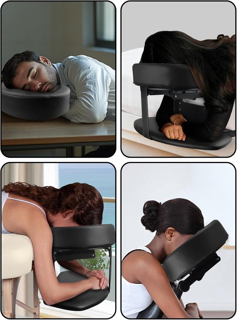 EBANKU Massage Face Cradle Cushion for Massage Tables, Massage Universal Headrest Face Cushion/face Pillow for Massage Table-Grey