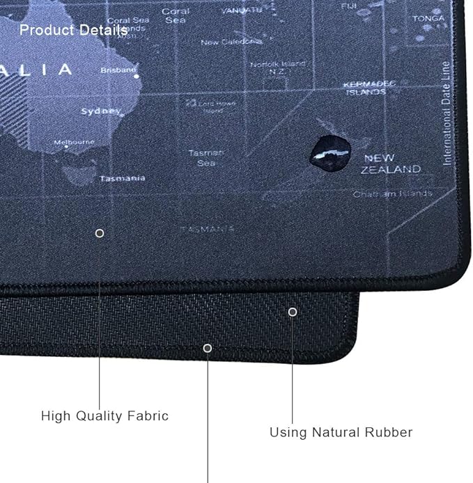 Cmhoo Gaming Mouse Pad Large Anti-Slip Rubber Base Size 47.2x15.7 in (47.2X15.7IN, 120x40 Map)