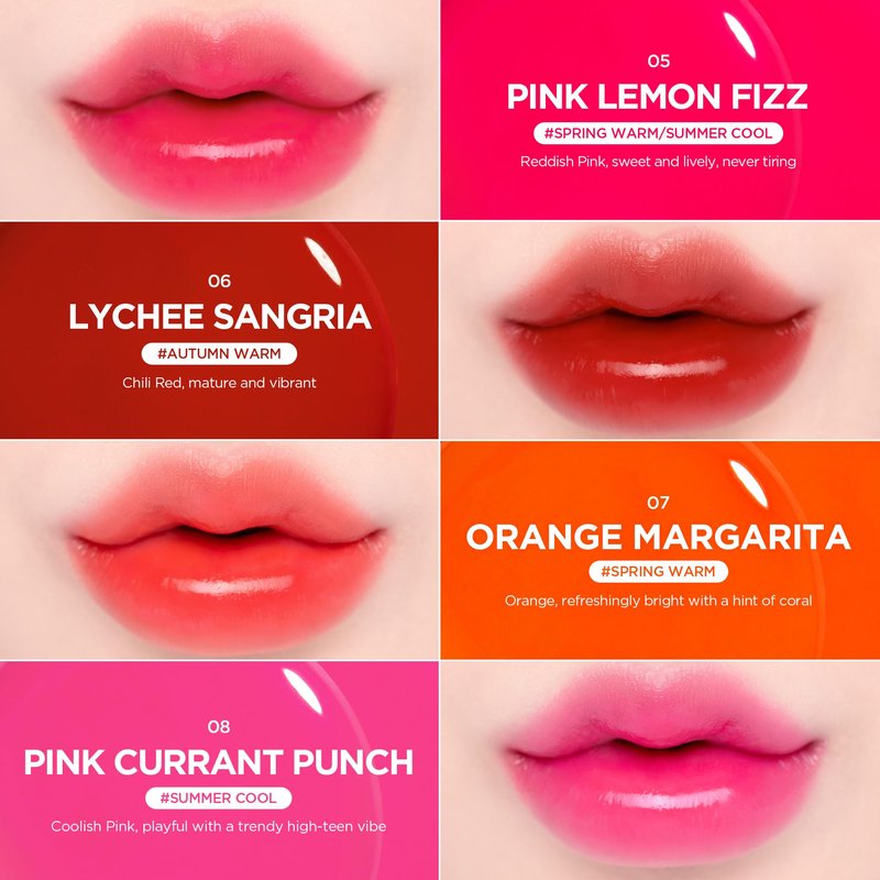 lilybyred Juicy Liar Water Tint | Korean Vivid Water-Gel Lip Stain, Fresh Fruit Colors, Intense Long-Lasting Stain, Moisturizing, Transfer-Proof, Lightweight Finish, 0.16 oz. (04 Blackberry Tequila)