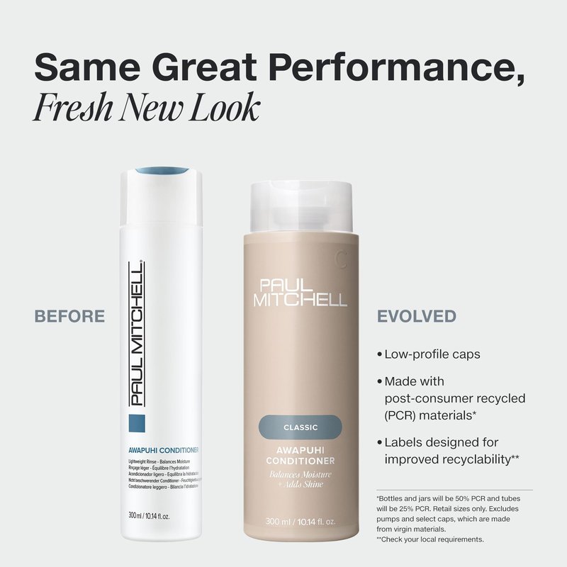 Paul Mitchell Awapuhi Conditioner, Balances Moisture + Adds Shine, For All Hair Types, 33.8 fl. oz