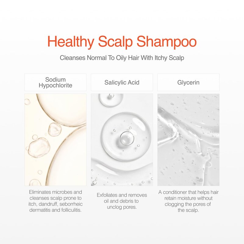 CLn® Shampoo - Clarifying Formula with Salicylic Acid, For Normal to Oily Scalp Prone to Folliculitis, Dandruff, Itchy & Flaky Scalp, Fragrance-Free & Paraben-Free, 8 fl. oz.
